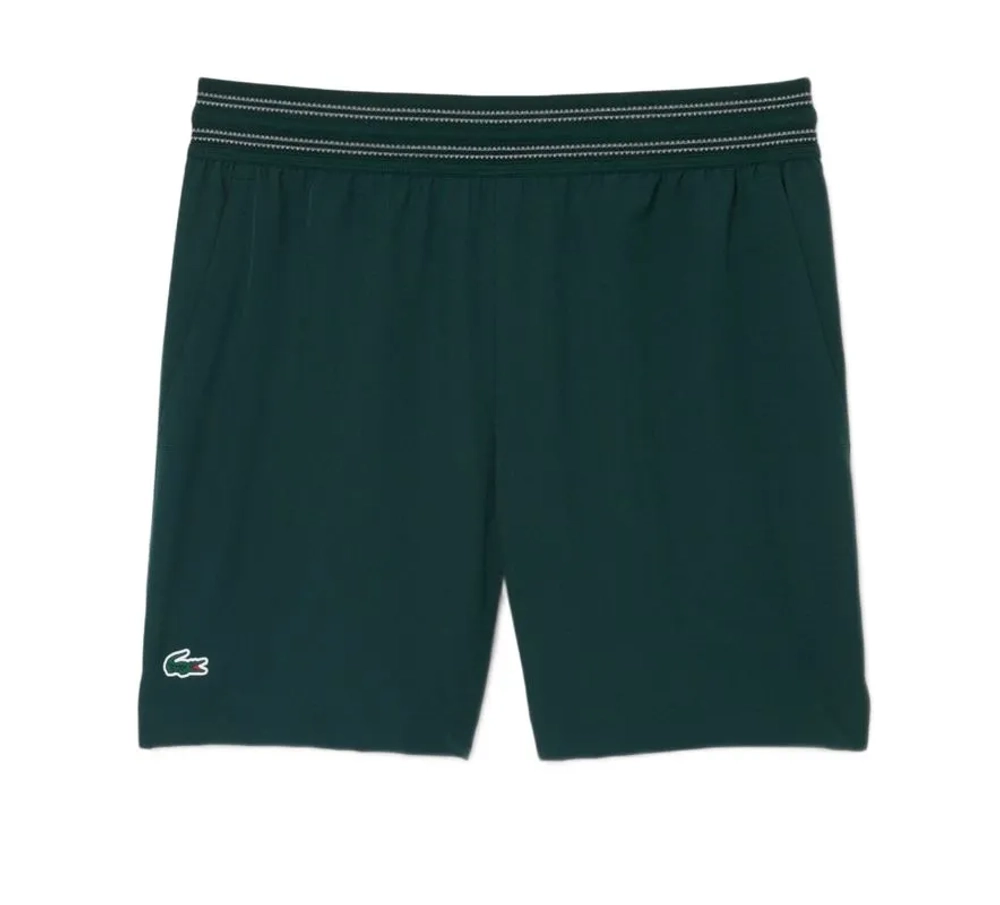 Мужские теннисные шорты Lacoste Ultra Dry Reflective - sinople green