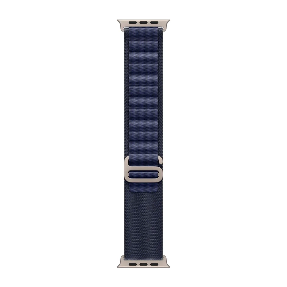 Умные часы Apple Watch Ultra 2 (2024) GPS + Cellular, 49mm, Natural Titanium Case with Navy Alpine Loop S, (Темно-синий)