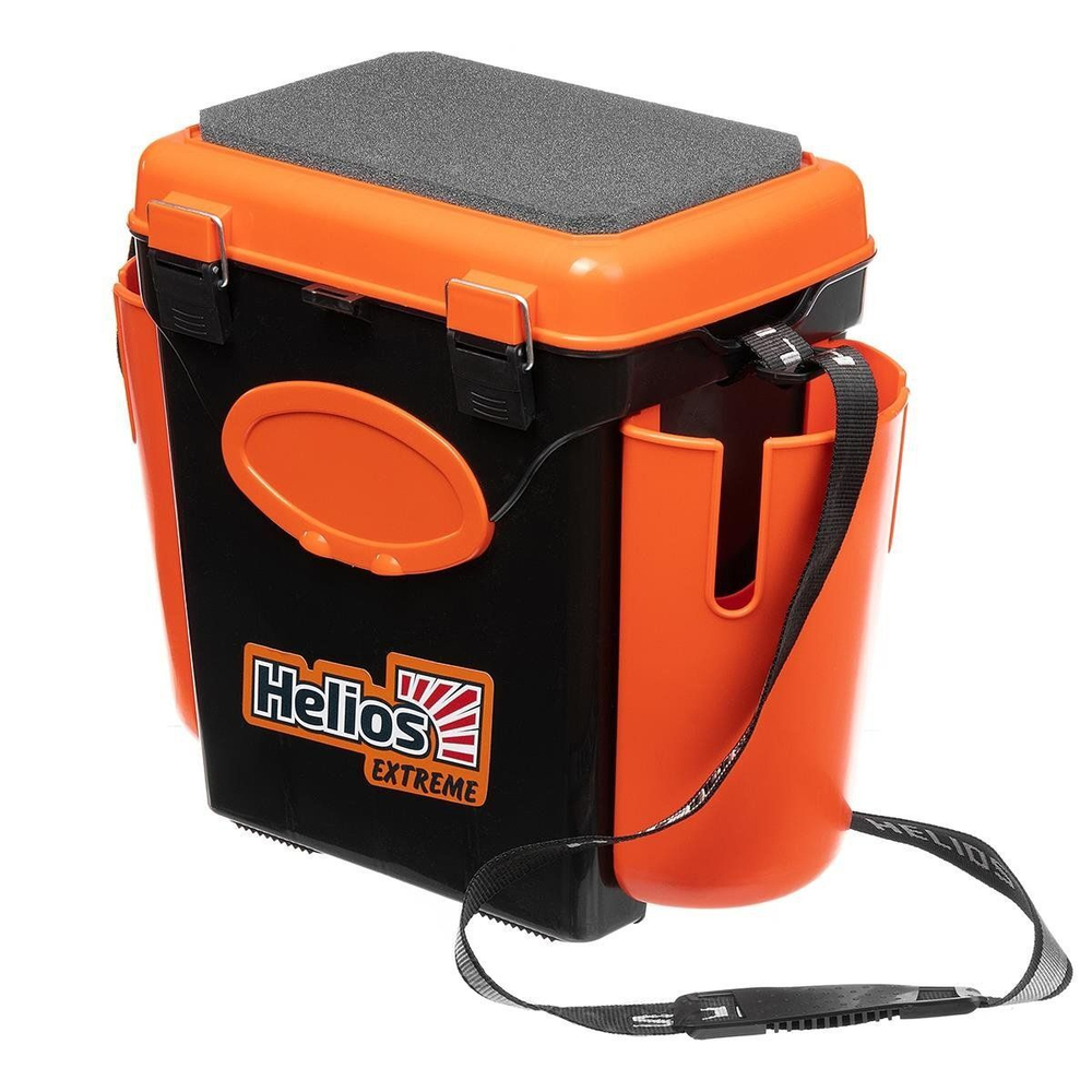 Ящик для зимней рыбалки Helios FishBox (10л) оранжевый