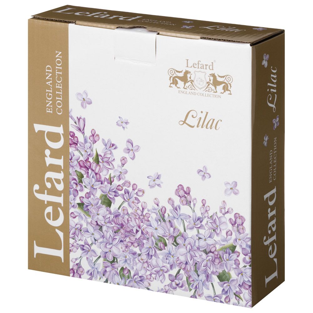 НАБОР ТАРЕЛОК ЗАКУСОЧНЫХ LEFARD "LILAC" 4 ШТ. 20,5 СМ МИКС (КОР=12НАБ.)