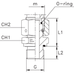 Штуцер FNE DS14 BSP 1/2