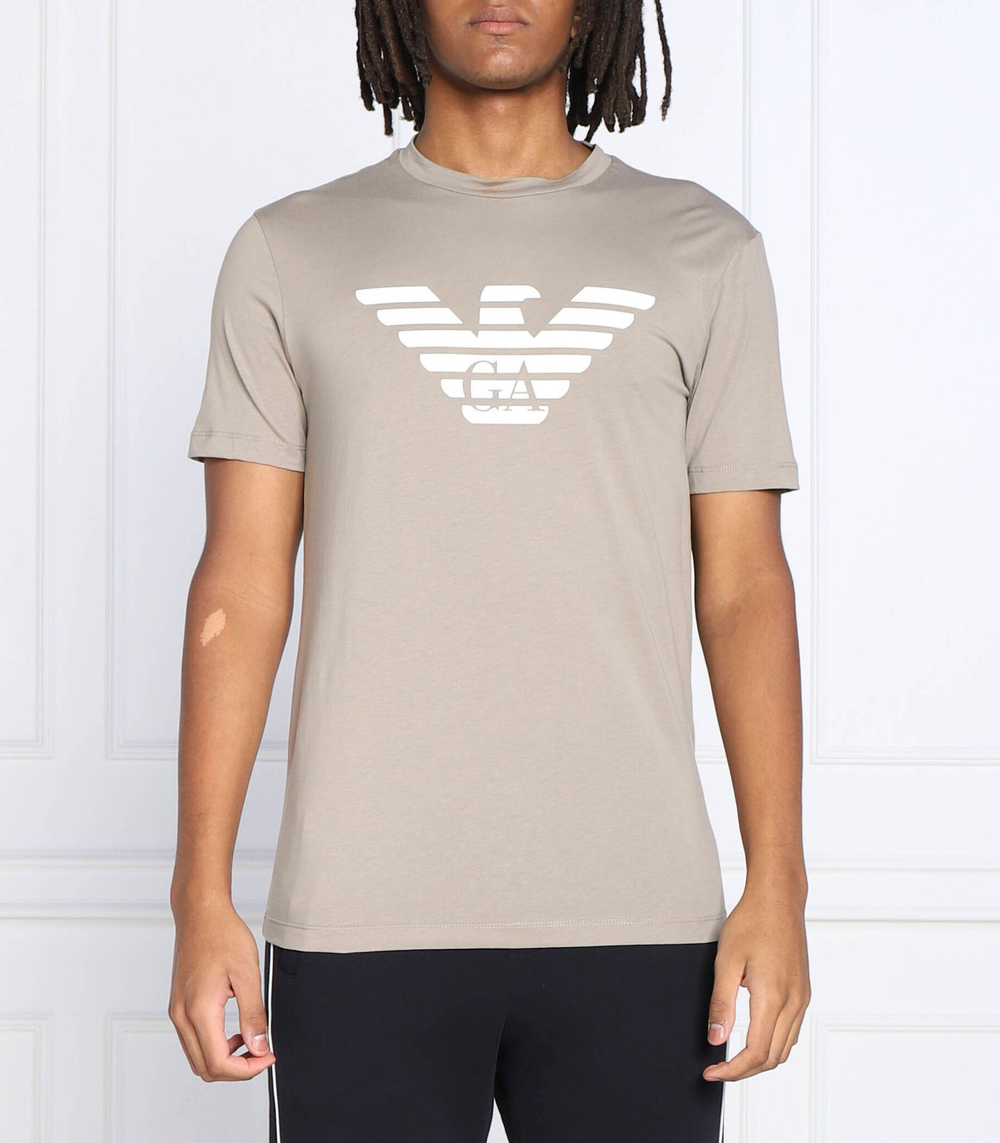 футболка Emporio Armani - бежевый(8N1TN5 1JPZZ)