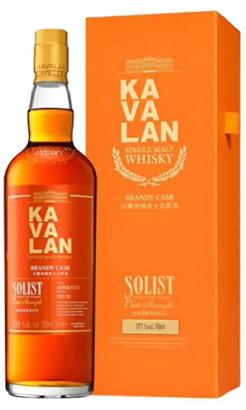 Виски Kavalan Solist Brandy Single Cask Strength Single Malt Whisky, 0.7 л