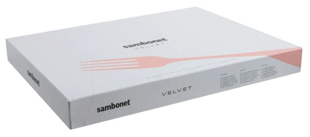 Sambonet Набор столовых приборов «Бархат» 30 шт. (6 персон) 52512-N1