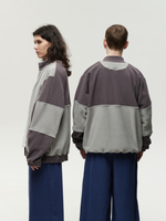 Zip-Up Sweatshirt Double Grey