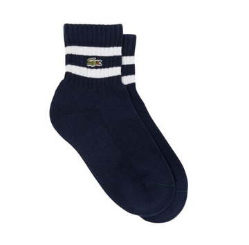 Теннисные носки Lacoste Low Cotton 1P - navy blue/white