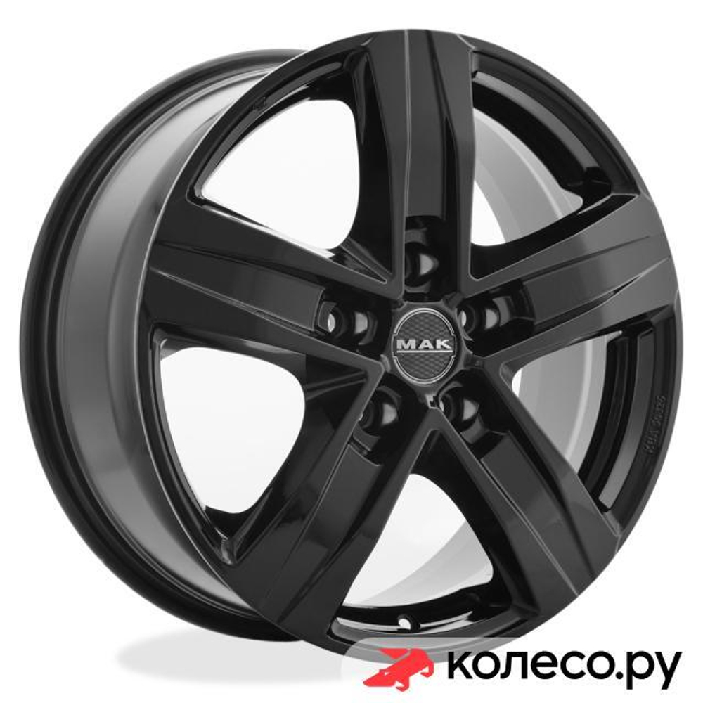 Stone 5 7x17/5*112 D66.6 ET55 Gloss Black