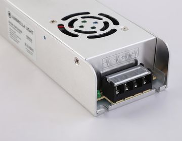 Блок питания с EMC для светодиодной ленты 12V 360W 30A IP20 185-260V 223*67*40 GS8656 ILLUMINATION LED Driver 12V Ambrella