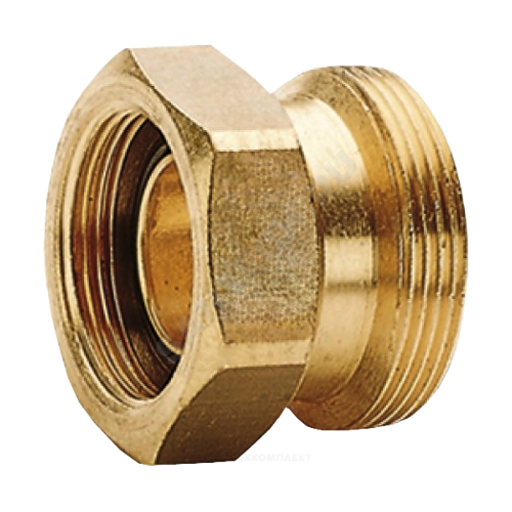 Переходник резьбовой хром Дн 16х1/2" R178R Giacomini R178RX003