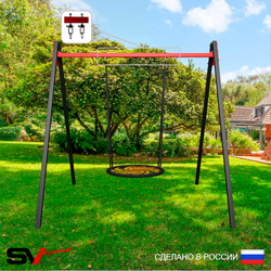 Уличные качели Sv Sport Maxi УК140.5В1 (3.0м/Гнездо 115см/Подвесы на втулке 1к)