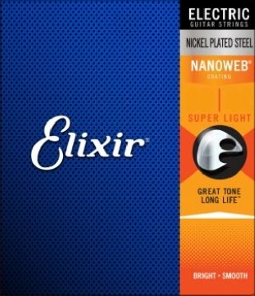 Elixir 12052 NanoWeb струны для электрогитары