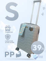 Ручная кладь Bon-Voyage PP Two, Светло-серый, S