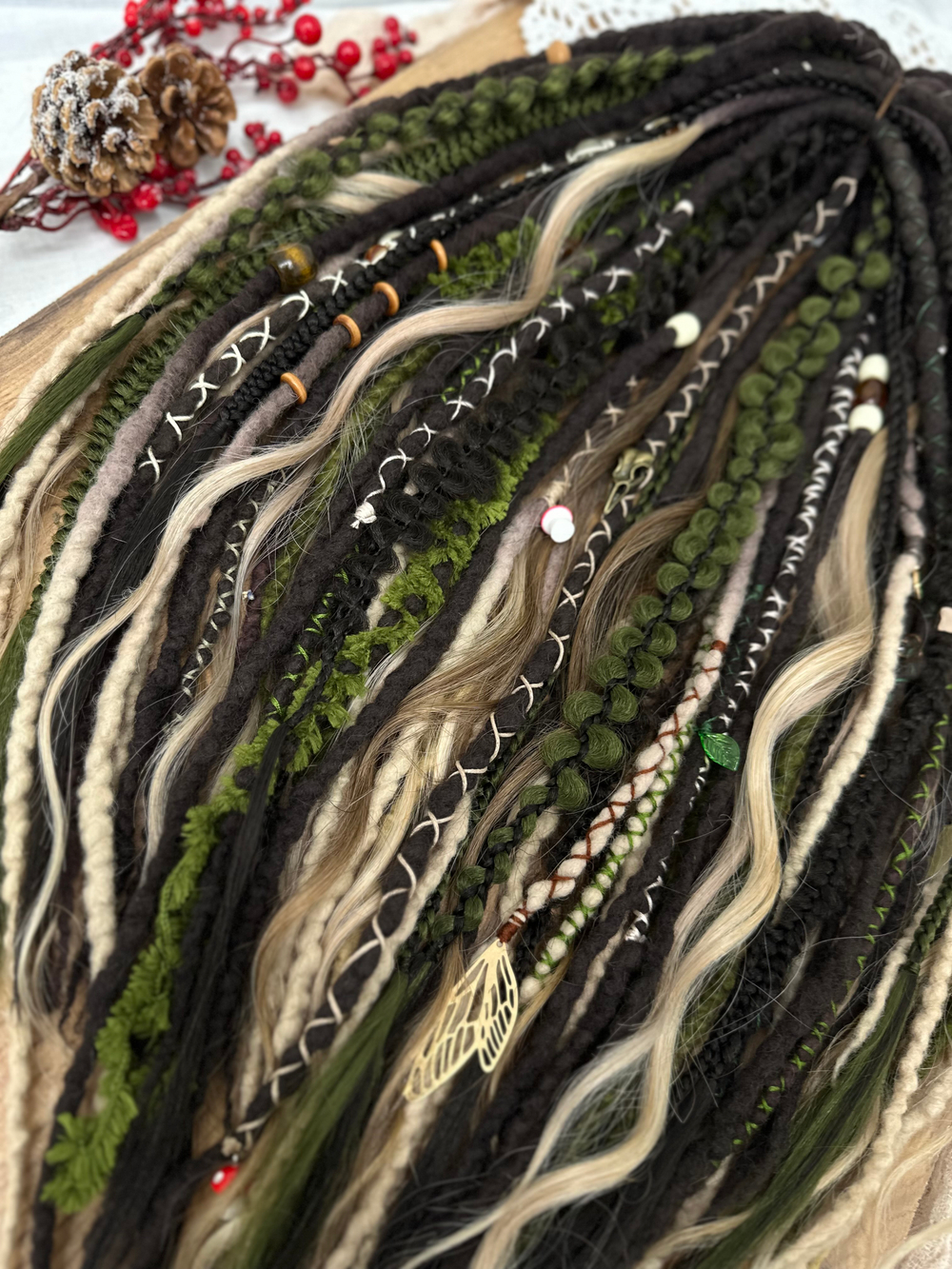 Фактурные войлочные дреды