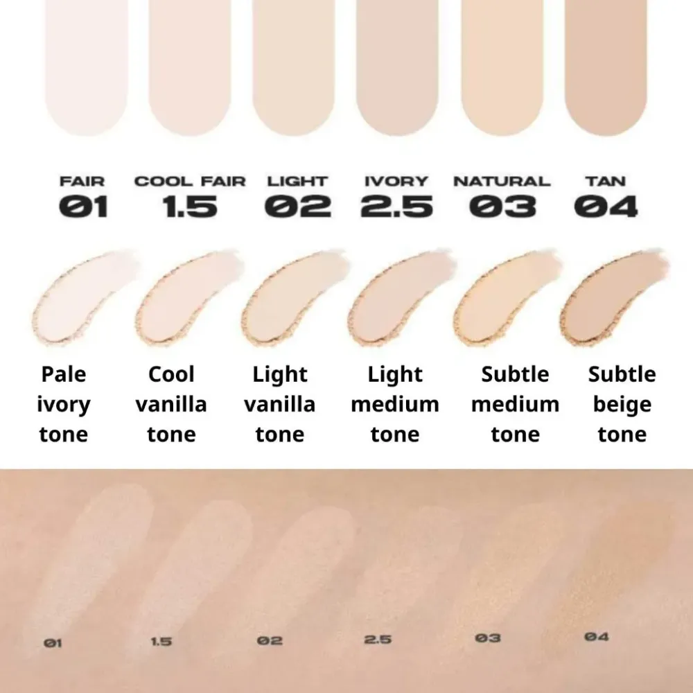 ABOUT TONE Веганская пудра для лица Blur Powder Pact 01 Fair