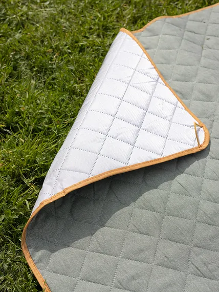 Плед для пикника и отдыха на пляже smart picnic, шалфей