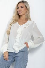 Блуза Стефанна (айвори) Б11329 LT Collection