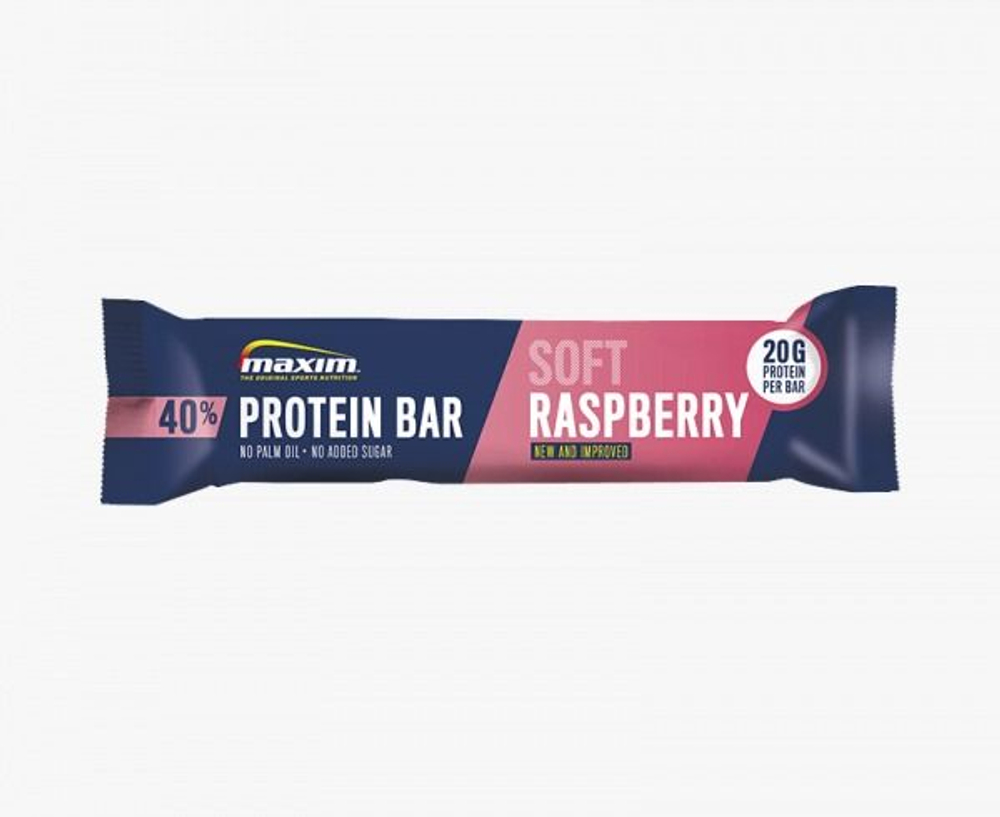 Протеиновый батончик Maxim SOFT RASPBERRY - МАЛИНА 50 г (Из Финляндии)