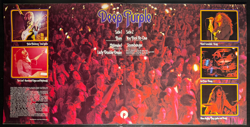 Deep Purple ‎– Made In Europe (Голландия)Т