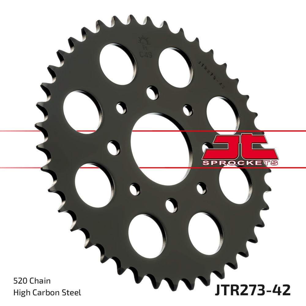 Звезда ведомая 520 на 42 зуба, бренд: JTR273.42 (X250, Avantis Lux, Regulmoto, Roliz и д.р.)