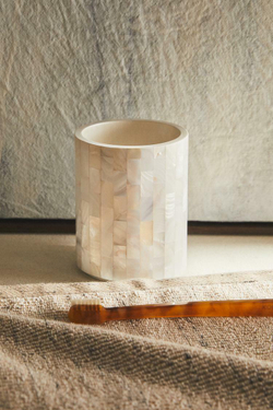 ZARA HOME СТАКАН ДЛЯ ВАННОЙ С ЭФФЕКТОМ ПЕРЛАМУТРА