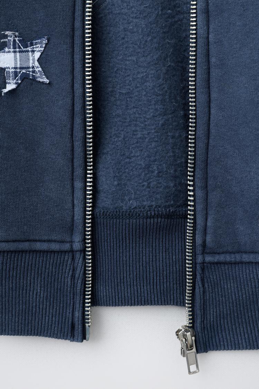 ZARA ХУДИ НА МОЛНИИ, СИНИЙ