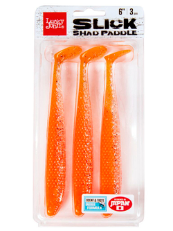 Виброхвосты LJ 3D Series SLICK SHAD PADDLE 6.0in (15.20)/PG32 3шт