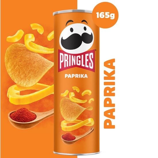 Чипсы Pringles Paprika со вкусом паприки, 165 г (Германия)
