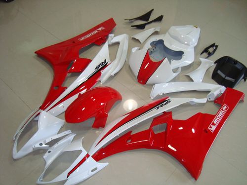 Купить    Комплект пластика для мотоцикла Yamaha YZF-R6 06-07 Красно-Белый 2