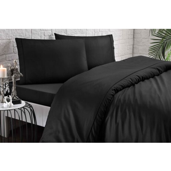 Постельное белье Casual (черный) deluxe TIVOLYO HOME Турция