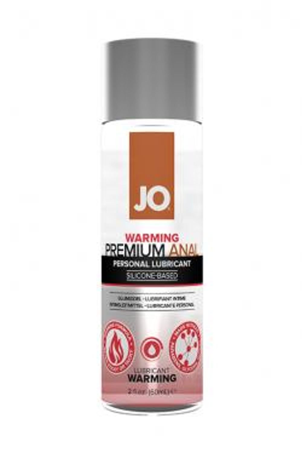 JO Anal Premium Warming / Анальный согревающий лубрикант на силиконовой основе - 60 мл.