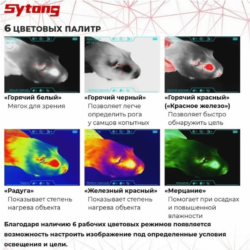 Прицел тепловизионный Sytong XLT02-25 (матрица 256*192, объектив 25мм)