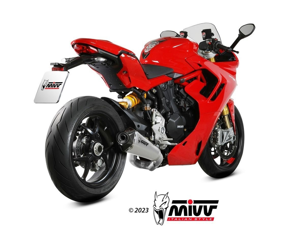 D.054.LDRX MIVV SILENCER DELTA RACE STAINLESS STEEL CARBON (SS 950)