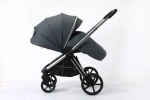 Детская коляска Luxmom FIMOS 999 2в1 (тёмно-серый)
