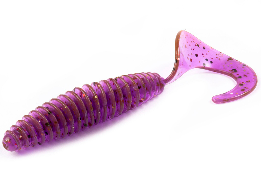 Твистеры съедоб. искусст. LJ Pro Series ULTRAWORM CURLY 3,0in (07.62)/S13 7шт.