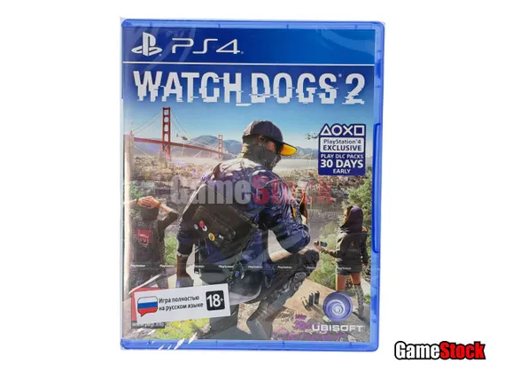 PS4 Watch Dogs 2 (Новый, Полностью на русском языке, CUSA-04295)