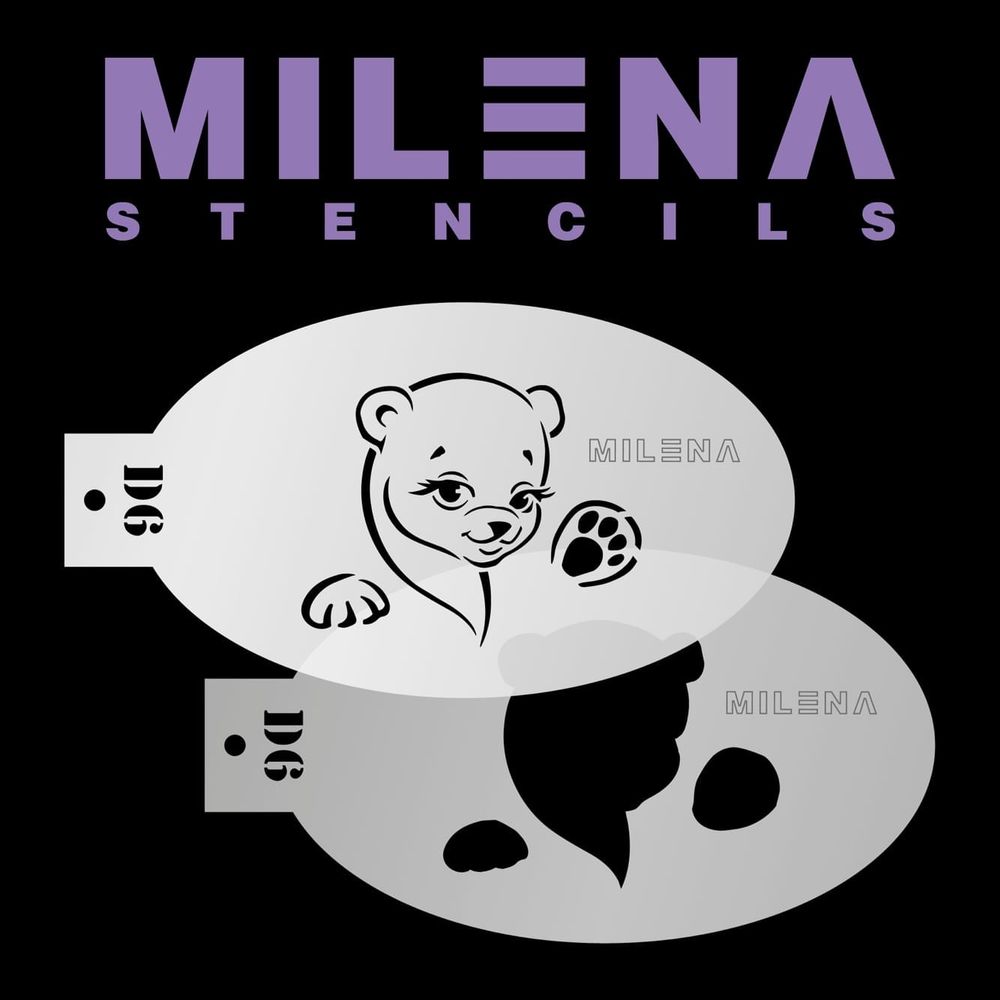 Трафарет Milena D6