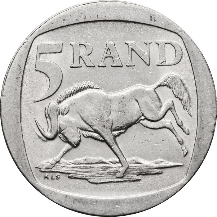 5 рандов 1994 ЮАР