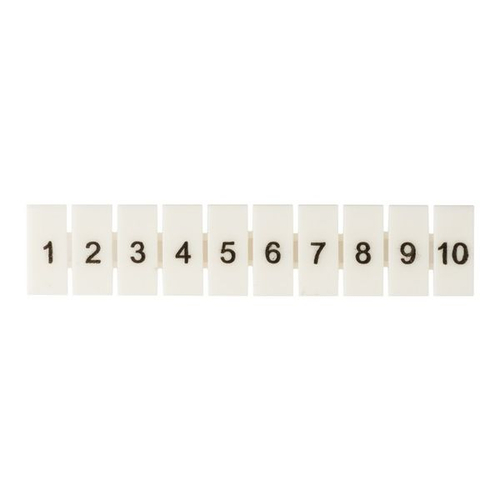 Маркеры для UT/ST/Push-in 6 с нумерацией 1-10 (100 шт.) EKF zb-st-6-1-10