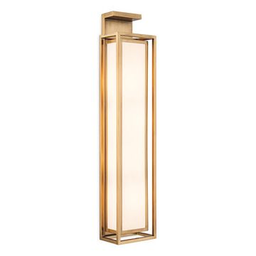 Eichholtz Wall Lamp Versus, Antique Brass Finish / Including Off-White Shade