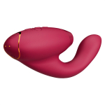 Бордовый вибратор 20,3см с вакуумным стимулятором Womanizer Duo 2 Bordeaux WZ142SG7