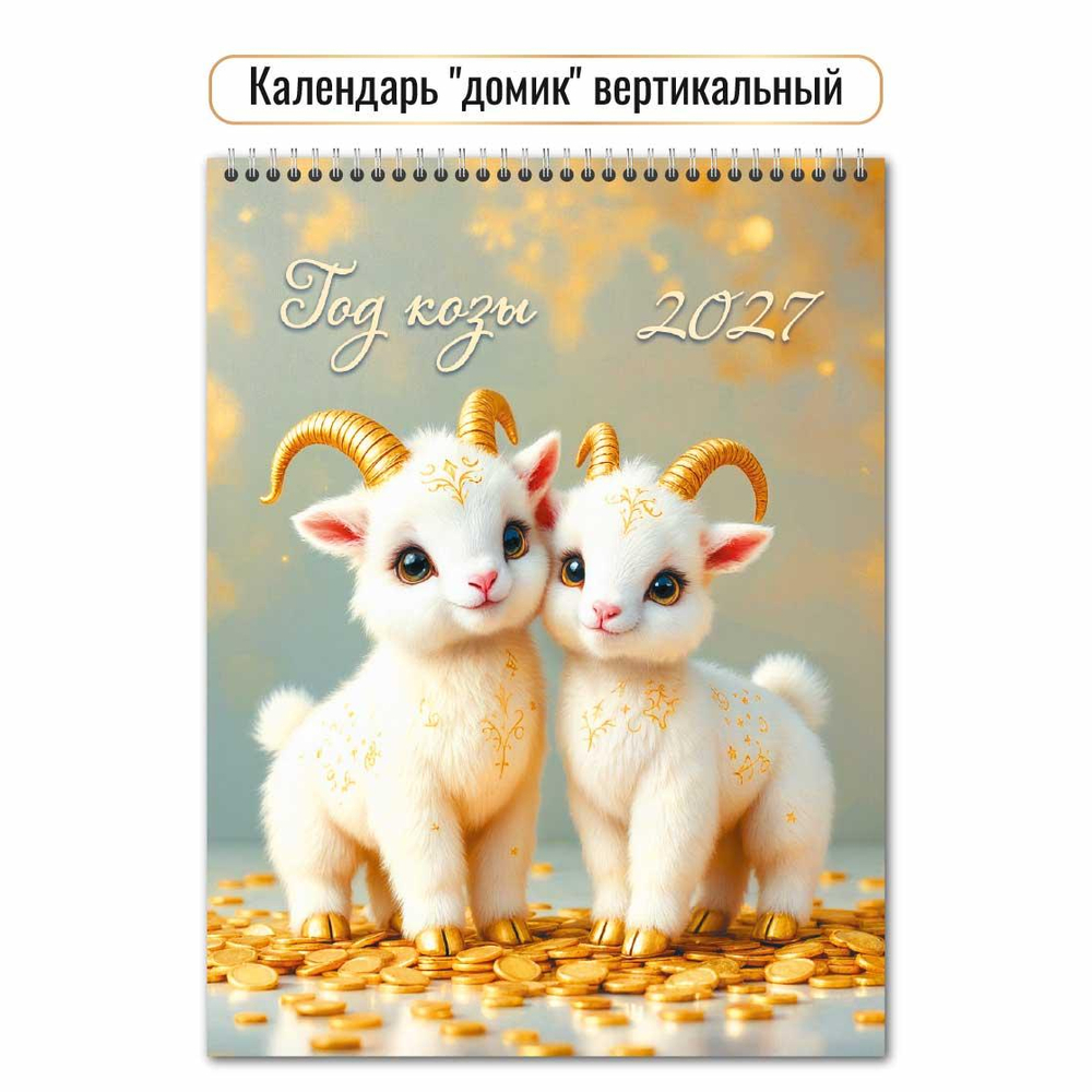 Календарь-домик вертикальный 2027 "Символ года" 10080 (Квадра)