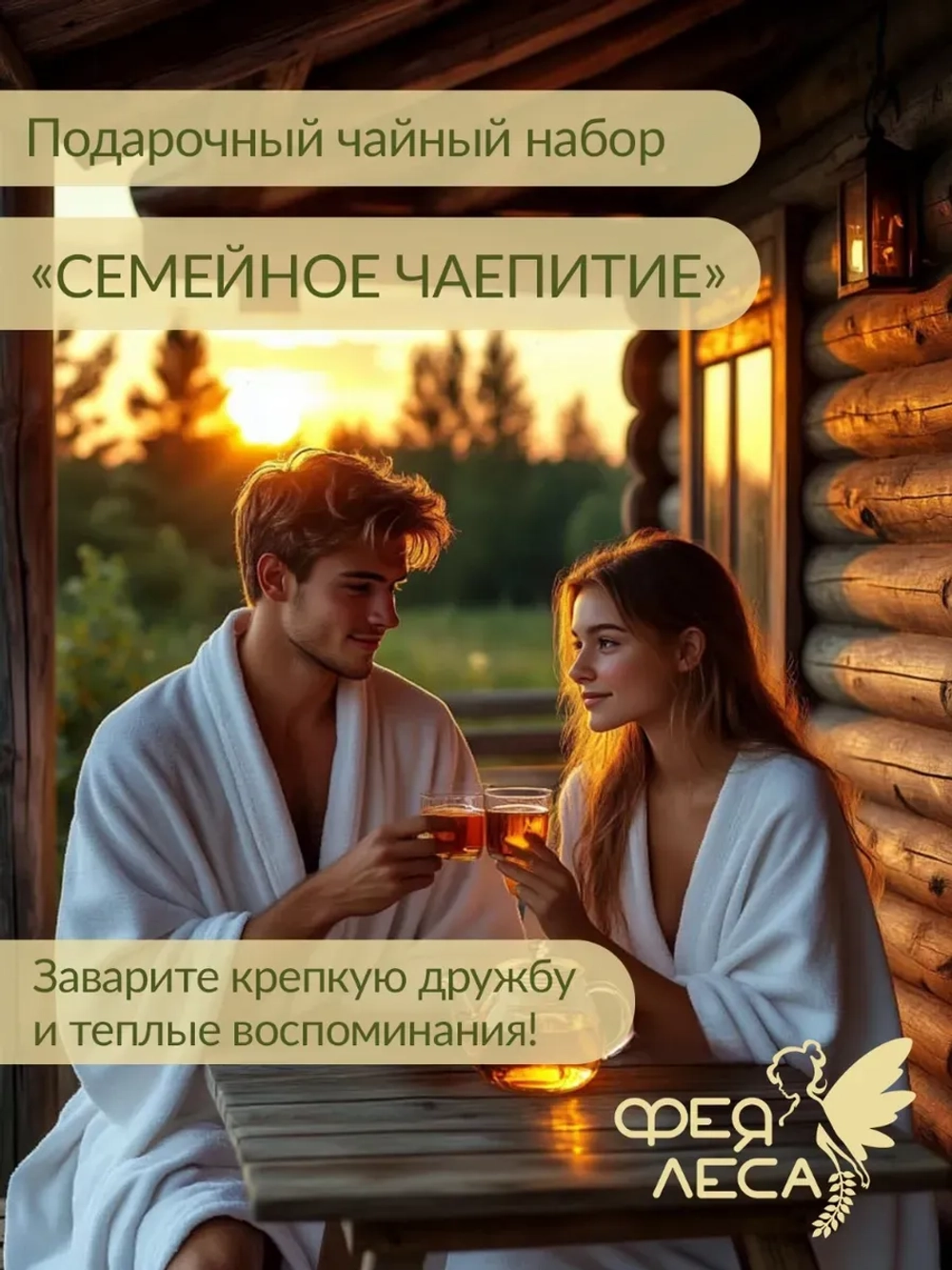 Подарочный набор на Новый Год Иван-чай с Душицей и Чабрецом