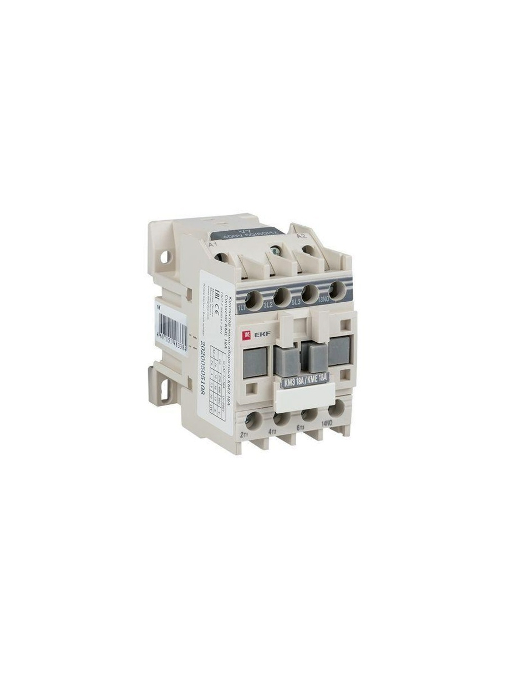 Контактор КМЭ 18А кат. 220В AC 1НО EKF ctr-s-18-220