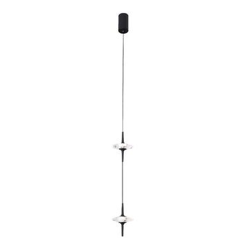 Подвесной светильник LED 2*5W 4000K SL6231.403.02 чёрный/прозрачный Zenith ST-Luce