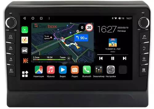 Магнитола для Mitsubishi Delica D5 2019+ - Canbox 10-2562 Android 10, Быстрая, CarPlay, 4G SIM-слот