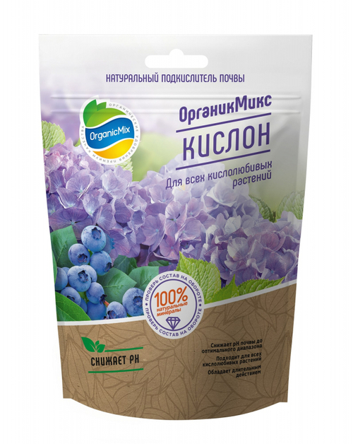 КИСЛОН ПОДКИСЛИТЕЛЬ ПОЧВЫ 350 ГР ОРГАНИК МИКС