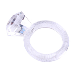 Набор из 2-х эрекционных колец Diamond Cock Ring (Цвет: синий, прозрачный)