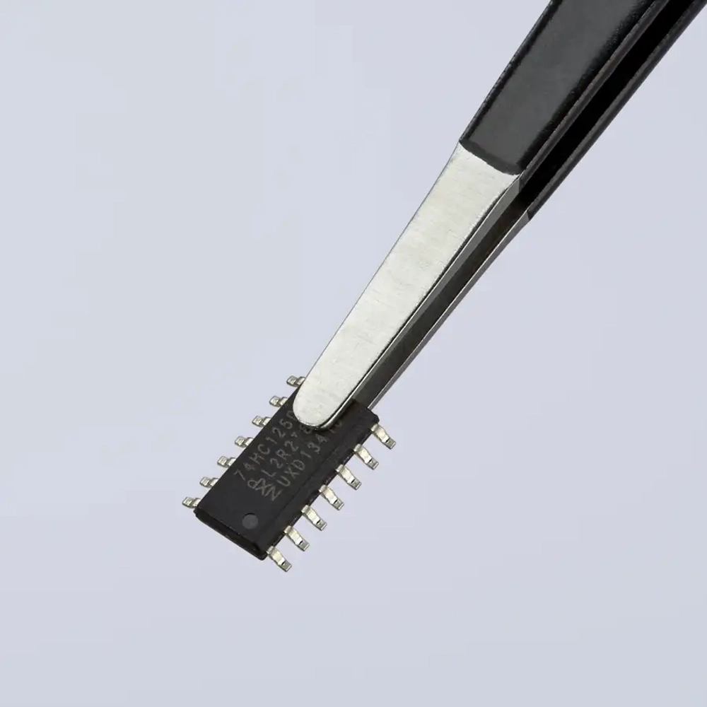 Пинцет для прецизионных работ, антистатический 120 мм Knipex 92 58 74 ESD