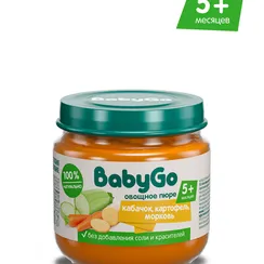 Пюре BabyGo Овощной салатик с 5 мес 80 г