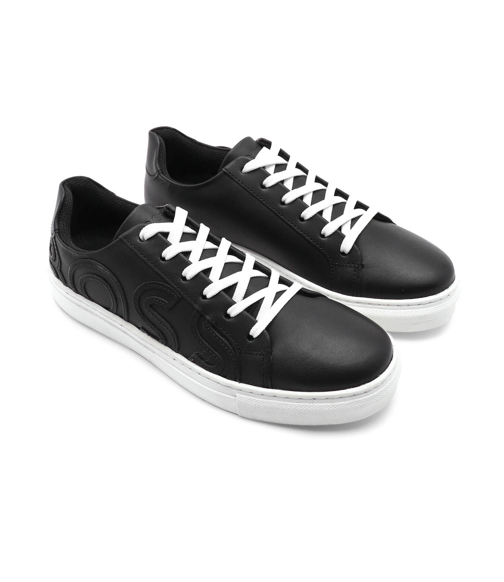 Кожаные кроссовки BOSS Kidswear - черный(J29330)